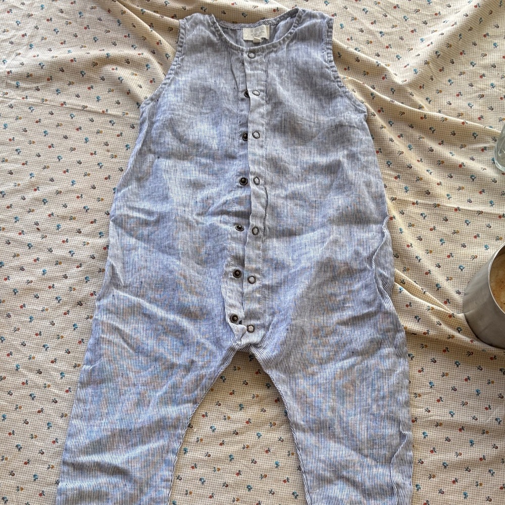 The simple folk baby forest playsuit